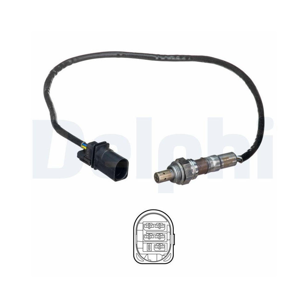 DELPHI ES21145-12B1 Lambdasonde f&uuml;r FIAT, vor Katalysator