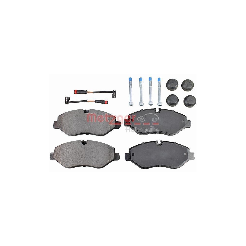 Bremsbelagsatz, Scheibenbremse METZGER 1170844 GREENPARTS f&uuml;r MERCEDES-BENZ VAG