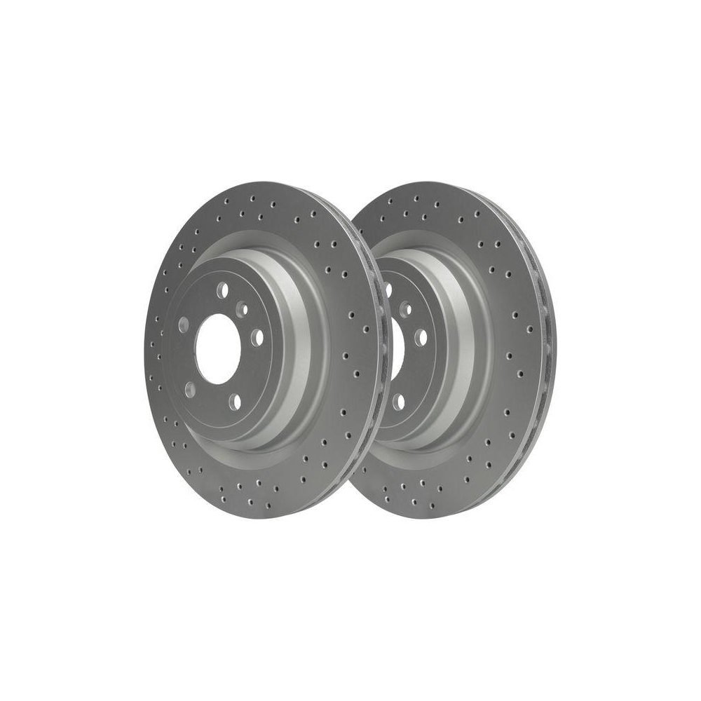 Bremsscheibe ATE 24.0122-0287.1 f&uuml;r MERCEDES-BENZ, Hinterachse