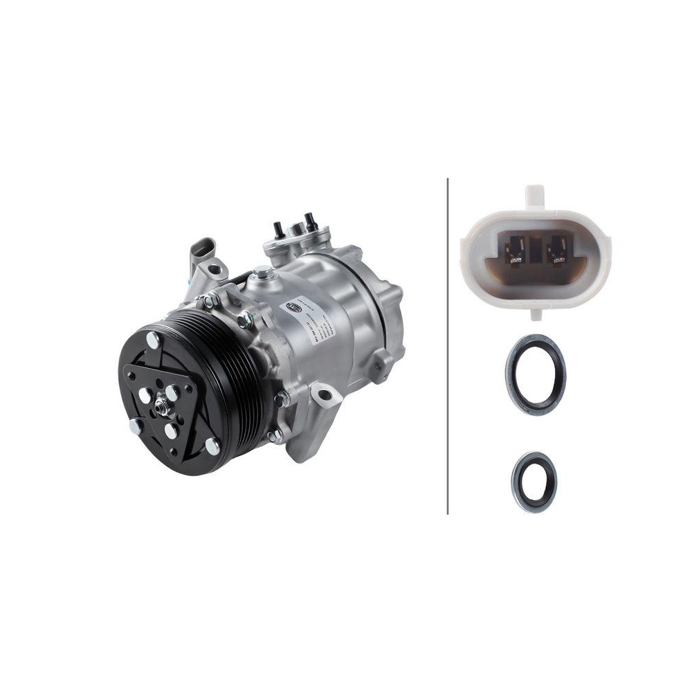 HELLA Kompressor, Klimaanlage 8FK 366 201-011 >>> Easy2Fit <<< f&uuml;r ISUZU OPEL