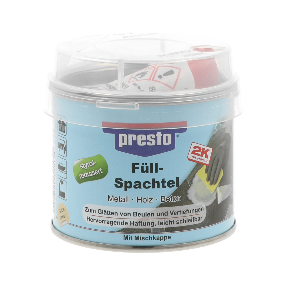 Universalspachtel PRESTO 600054 Füllspachtel styrolreduziert 250 g für
