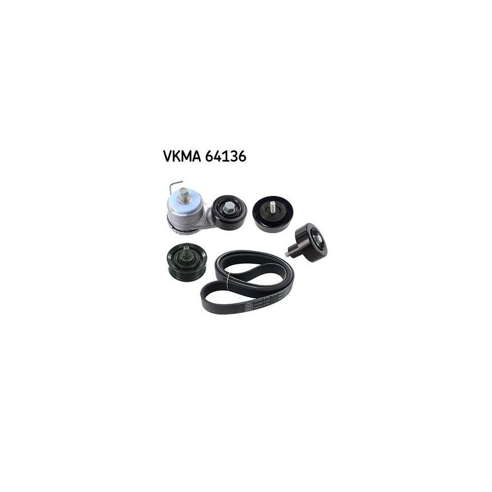 Keilrippenriemensatz SKF VKMA 64136 f&uuml;r OPEL VAUXHALL CHEVROLET HYUNDAI KIA