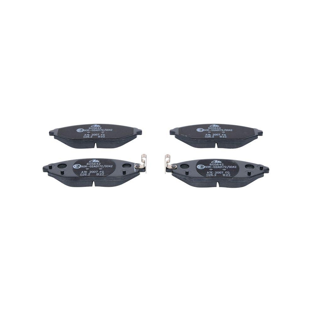 Bremsbelagsatz, Scheibenbremse ATE 13.0460-5642.2 f&uuml;r CHEVROLET, Vorderachse