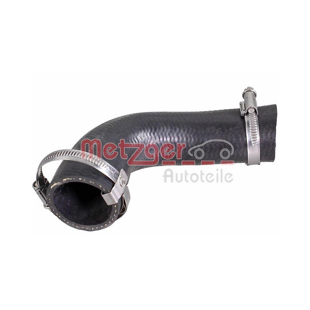 Ladeluftschlauch METZGER 2401218 f&uuml;r FORD, Ladeluftk&uuml;hler, links