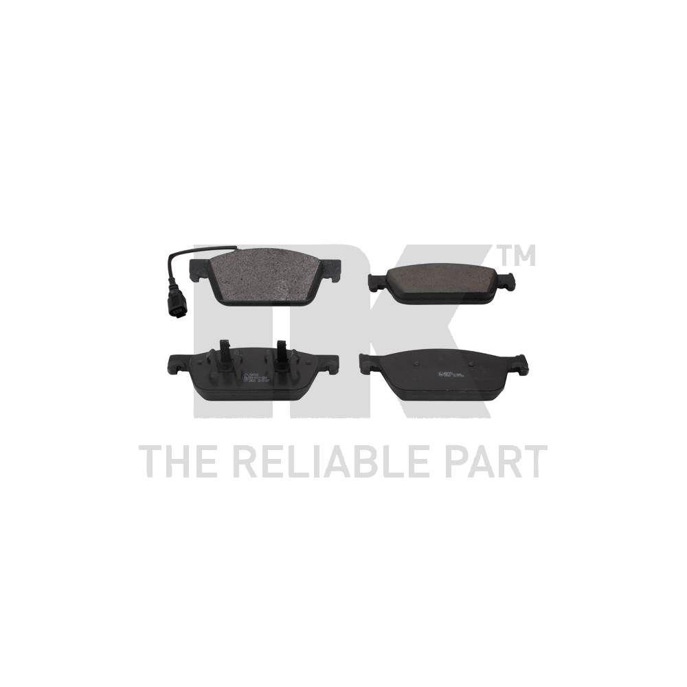 Bremsbelagsatz, Scheibenbremse NK 2247102 f&uuml;r VW, Vorderachse