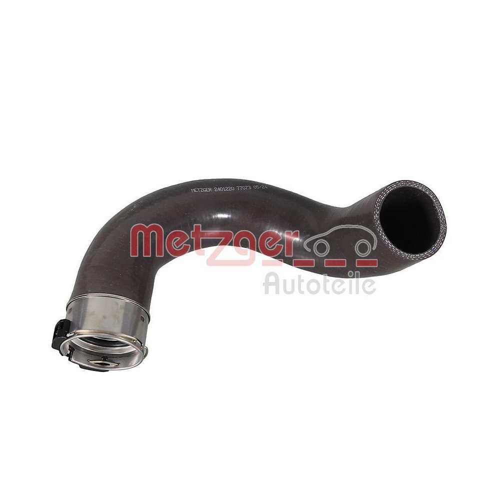 Ladeluftschlauch METZGER 2401220 für CHRYSLER FIAT JEEP, Ladeluftkühler, rechts