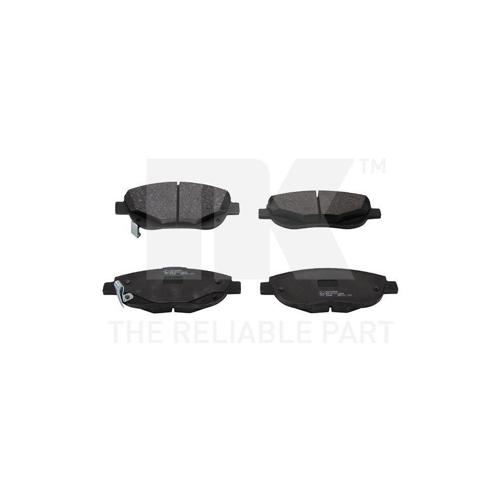 Bremsbelagsatz, Scheibenbremse NK 224591 f&uuml;r TOYOTA, Vorderachse