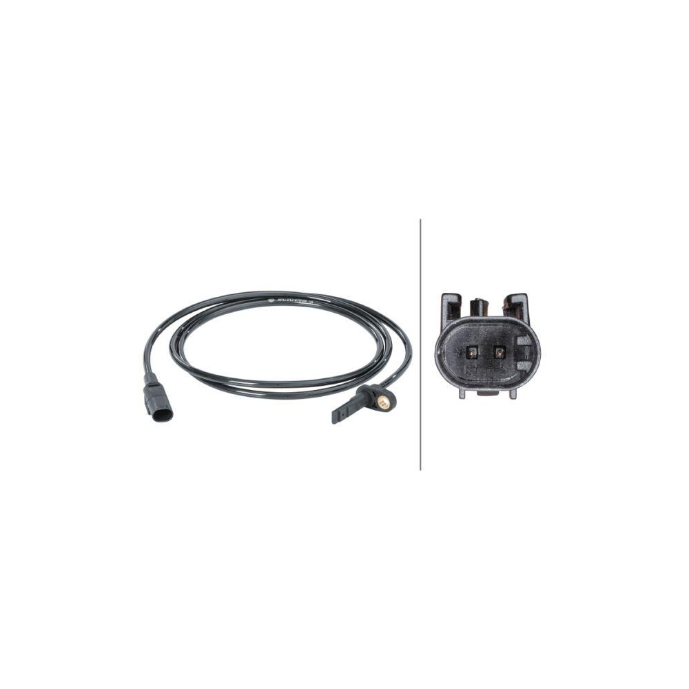 HELLA Sensor, Raddrehzahl 6PU 012 679-641 f&uuml;r IVECO, Vorderachse