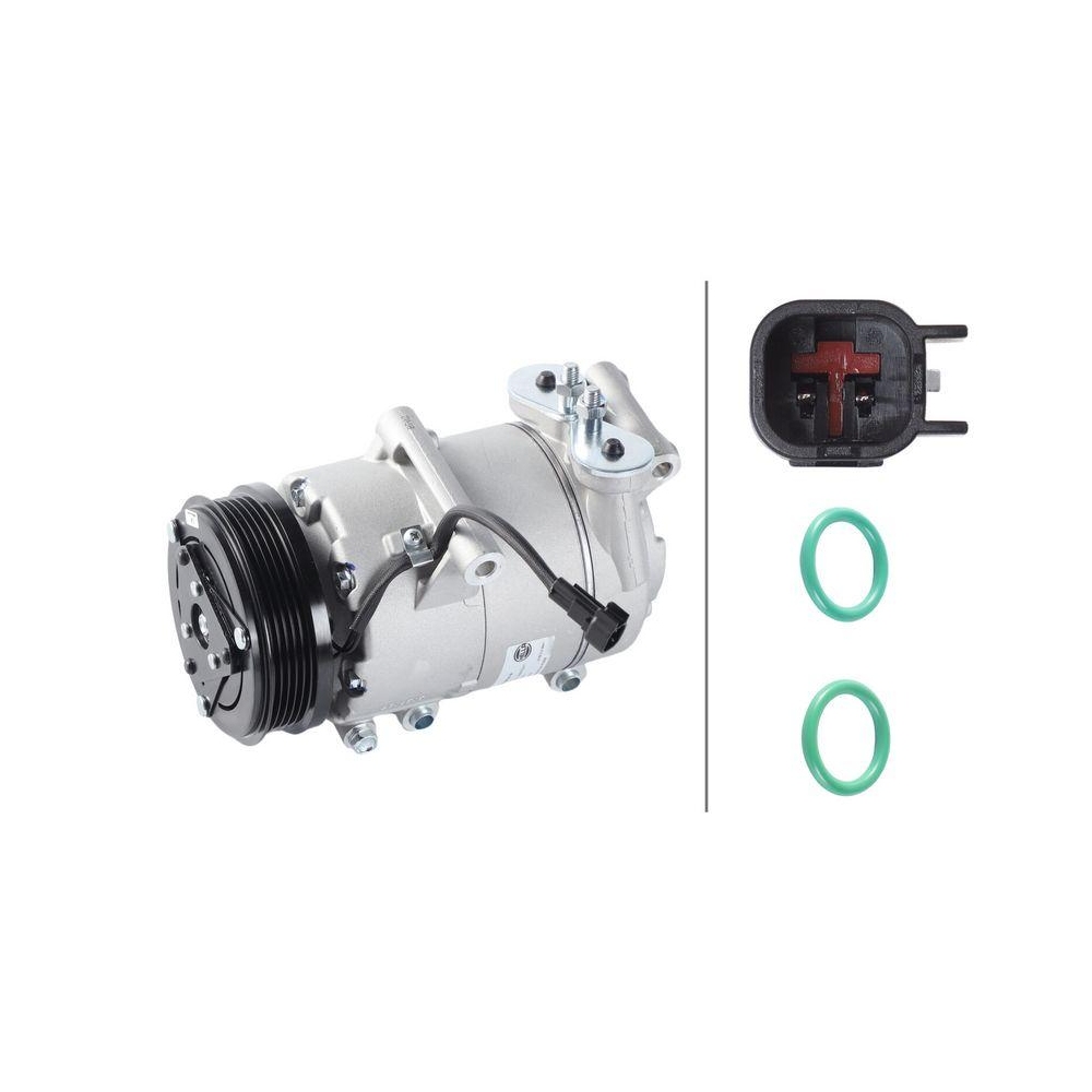 HELLA Kompressor, Klimaanlage 8FK 366 201-041 >>> Easy2Fit <<< f&uuml;r FORD VOLVO