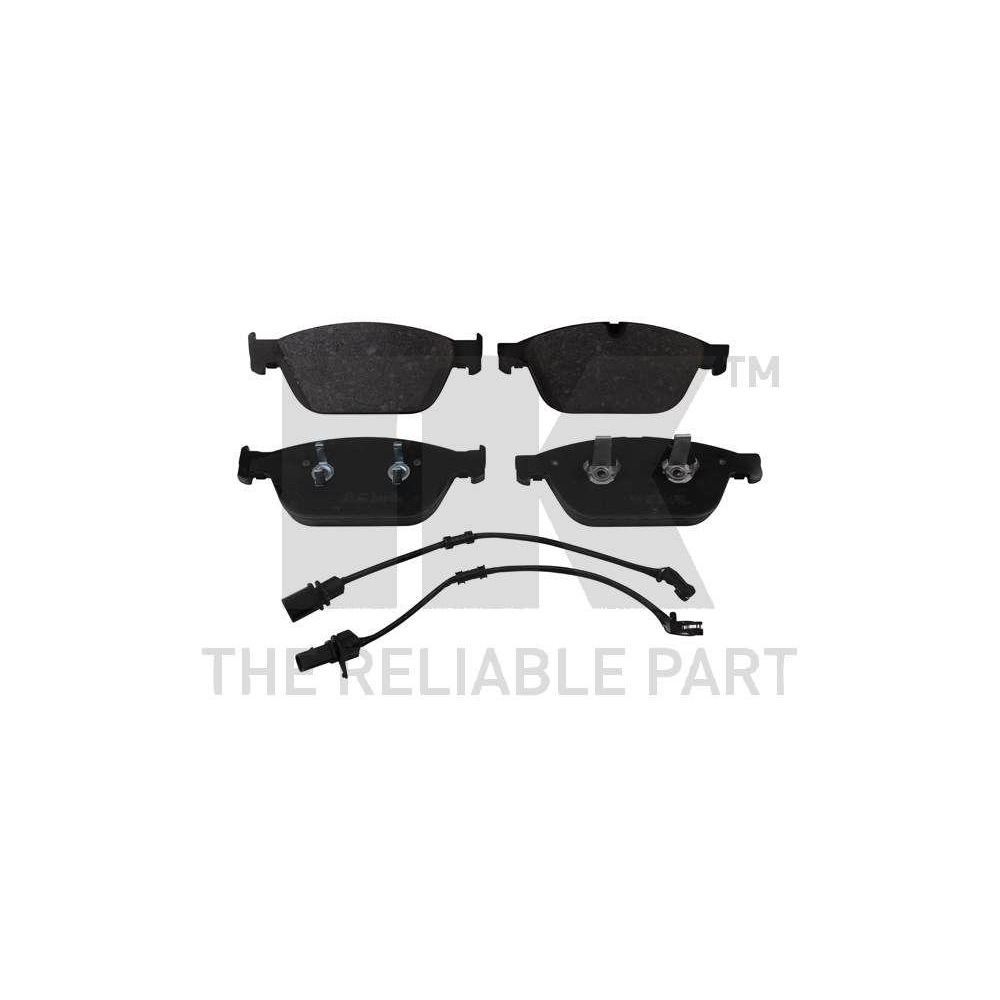 Bremsbelagsatz, Scheibenbremse NK 2247104 f&uuml;r AUDI, Vorderachse