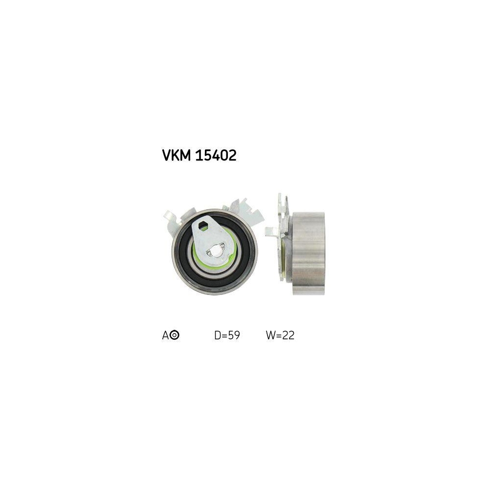 Spannrolle, Zahnriemen SKF VKM 15402 f&uuml;r OPEL VAUXHALL DAEWOO