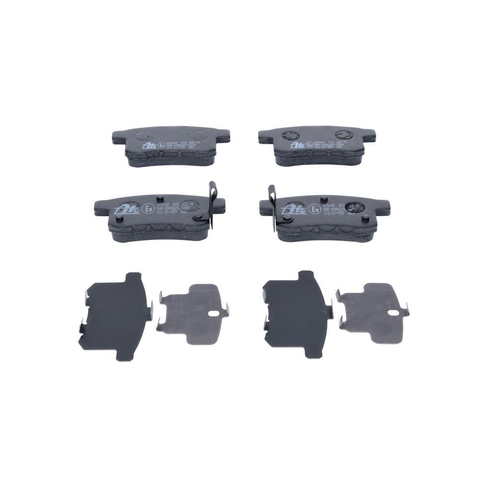 Bremsbelagsatz, Scheibenbremse ATE 13.0460-5648.2 f&uuml;r HONDA, Hinterachse