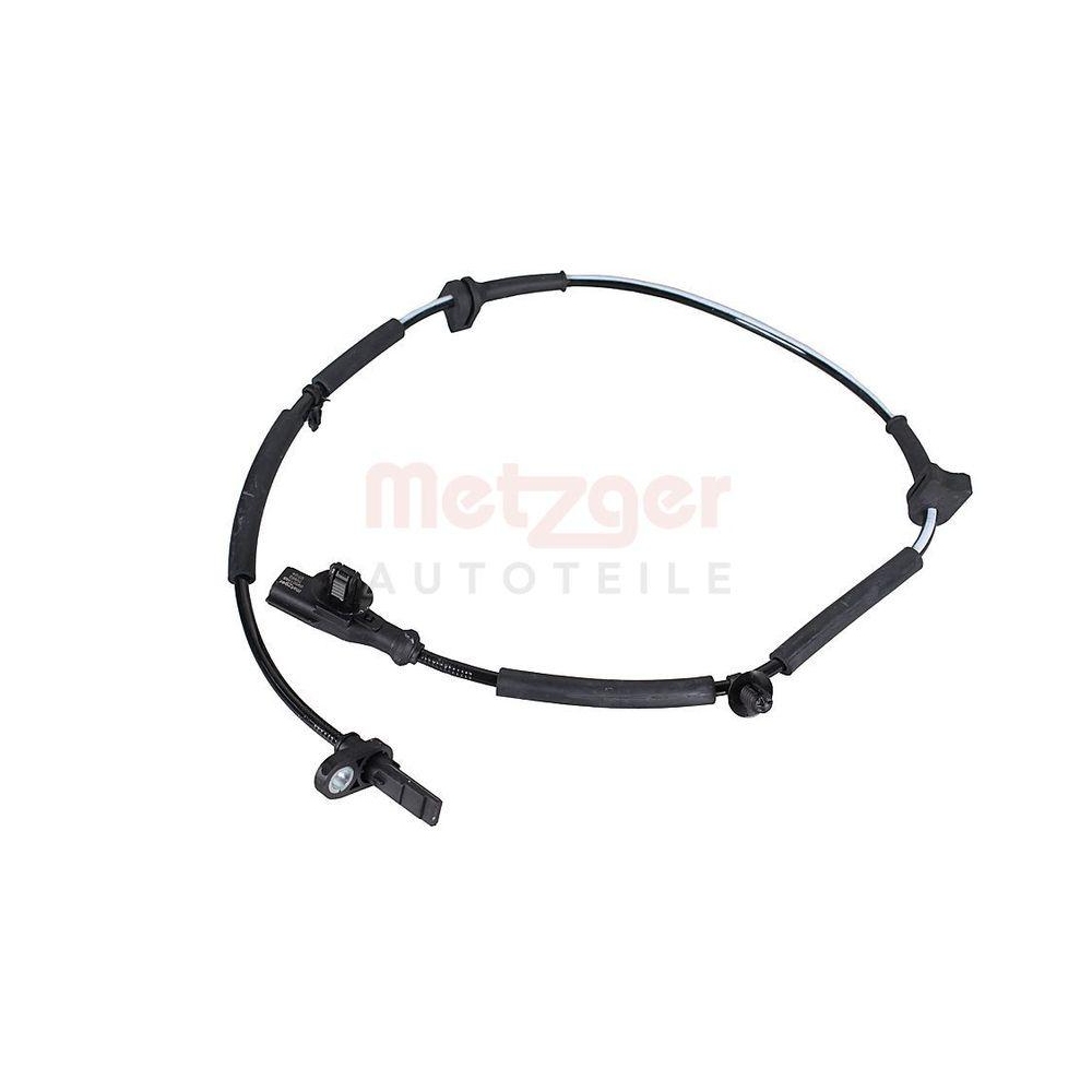 Sensor, Raddrehzahl METZGER 09001588 f&uuml;r FORD, Vorderachse links