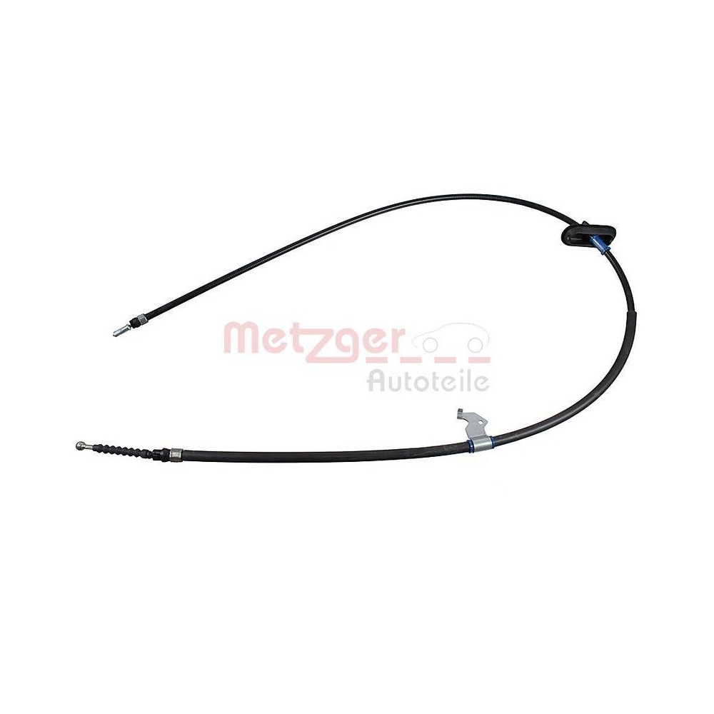 Seilzug, Feststellbremse METZGER 11.5837 f&uuml;r OPEL GENERAL MOTORS, hinten rechts