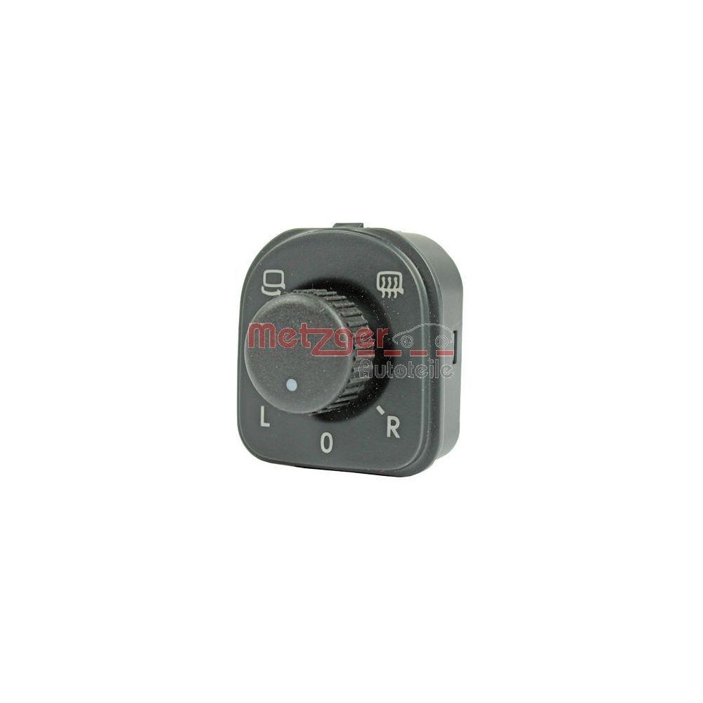 Schalter, Außenspiegelverstellung METZGER 0916488 GREENPARTS für VAG, vorne