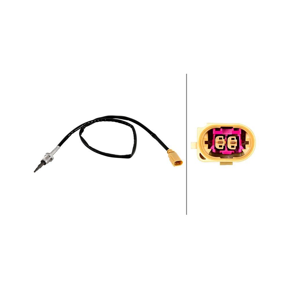 HELLA Sensor, Abgastemperatur 6PT 358 226-301 f&uuml;r AUDI MAN SEAT SKODA VW