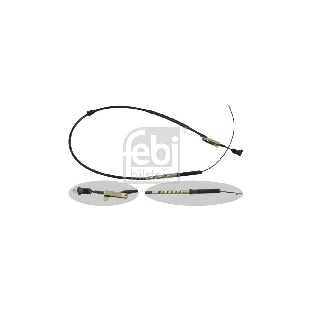 FEBI BILSTEIN Seilzug, Feststellbremse 15751 f&uuml;r VOLVO, hinten links