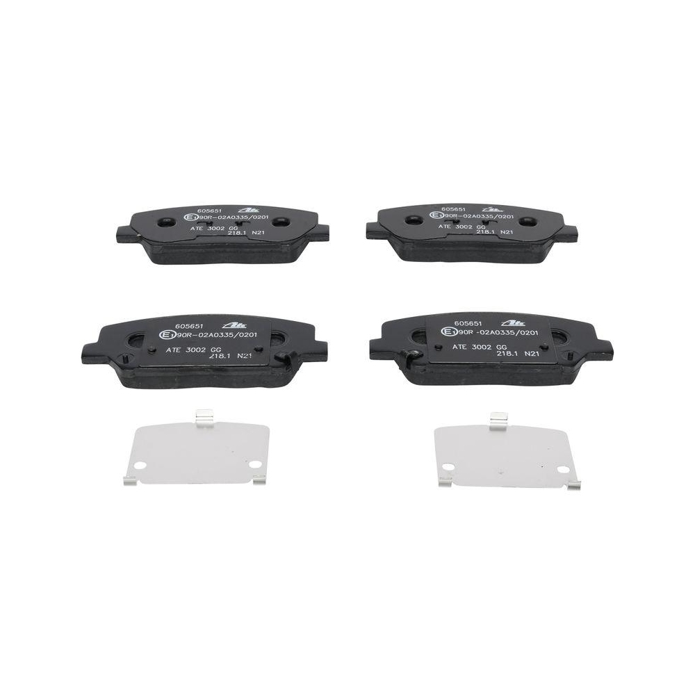 Bremsbelagsatz, Scheibenbremse ATE 13.0460-5651.2 f&uuml;r HYUNDAI KIA, Vorderachse