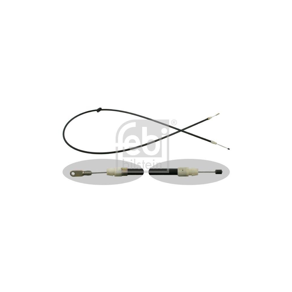 FEBI BILSTEIN Seilzug, Feststellbremse 18122 f&uuml;r MERCEDES-BENZ, vorne