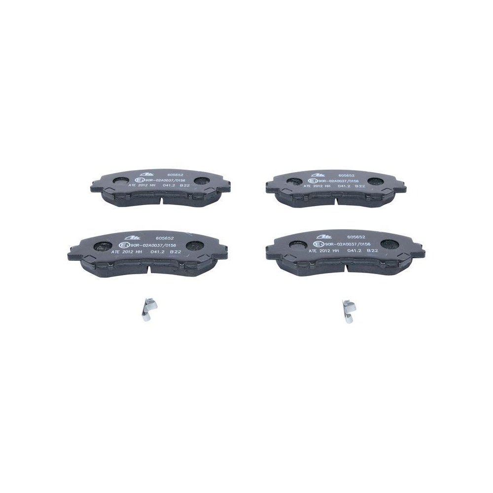 Bremsbelagsatz, Scheibenbremse ATE 13.0460-5652.2 f&uuml;r NISSAN, Vorderachse