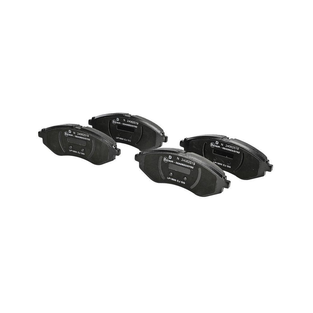 DELPHI LP1895 Bremsbelagsatz, Scheibenbremse f&uuml;r CHEVROLET DAEWOO PROTON