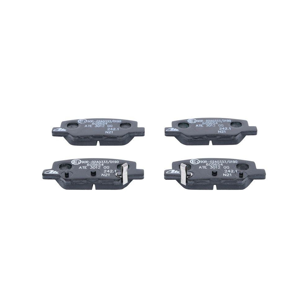 Bremsbelagsatz, Scheibenbremse ATE 13.0460-5654.2 f&uuml;r CITRO&Euml;N MAZDA MITSUBISHI