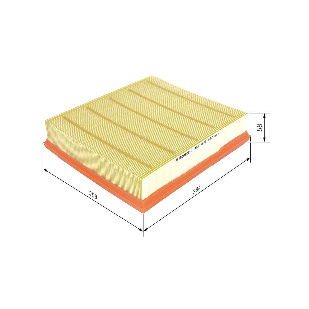 Luftfilter BOSCH 1 457 433 537 für AUDI VW