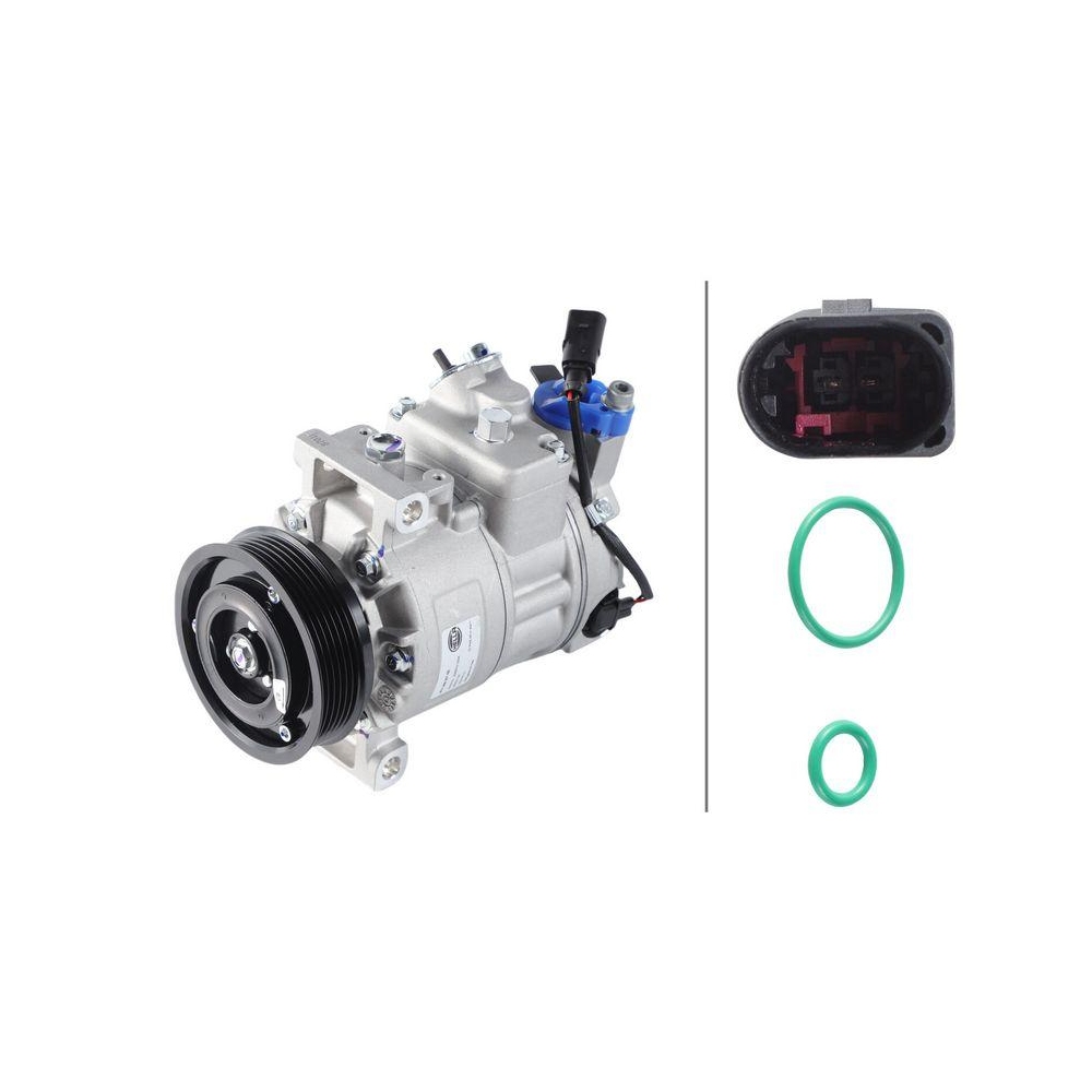 HELLA Kompressor, Klimaanlage 8FK 366 201-091 >>> Easy2Fit <<< f&uuml;r AUDI VW CUPRA