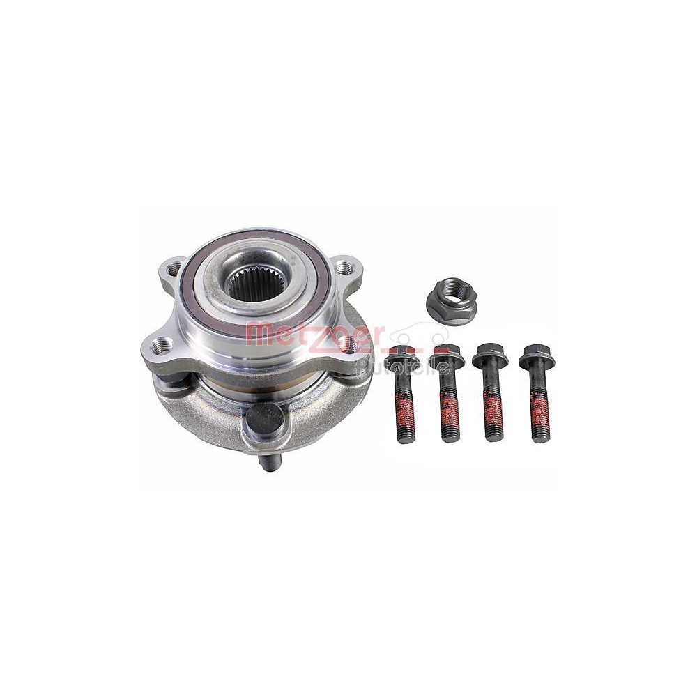 Radlagersatz METZGER WM 2207 f&uuml;r FORD, Hinterachse, Vorderachse