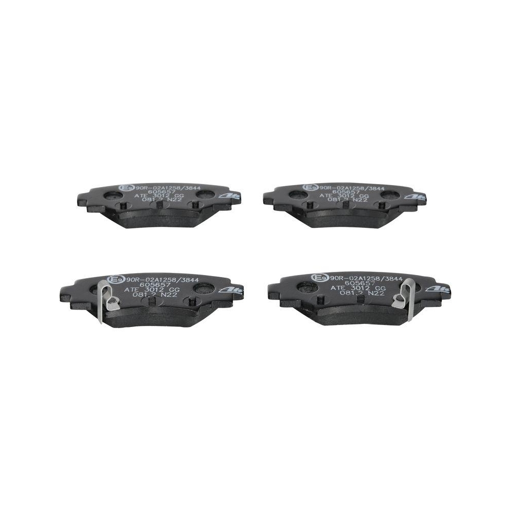 Bremsbelagsatz, Scheibenbremse ATE 13.0460-5657.2 f&uuml;r MAZDA, Hinterachse