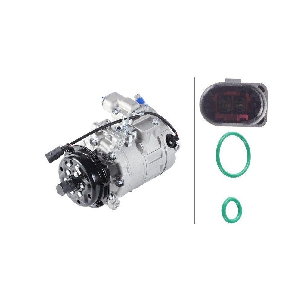 HELLA Kompressor, Klimaanlage 8FK 366 201-101 >>> Easy2Fit <<< f&uuml;r AUDI VW CUPRA