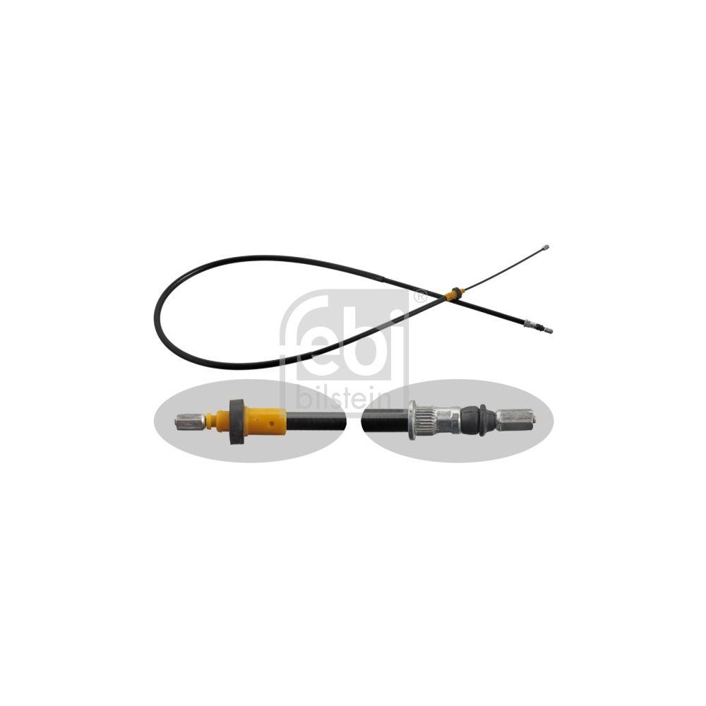FEBI BILSTEIN Seilzug, Feststellbremse 29362 f&uuml;r PEUGEOT, hinten links