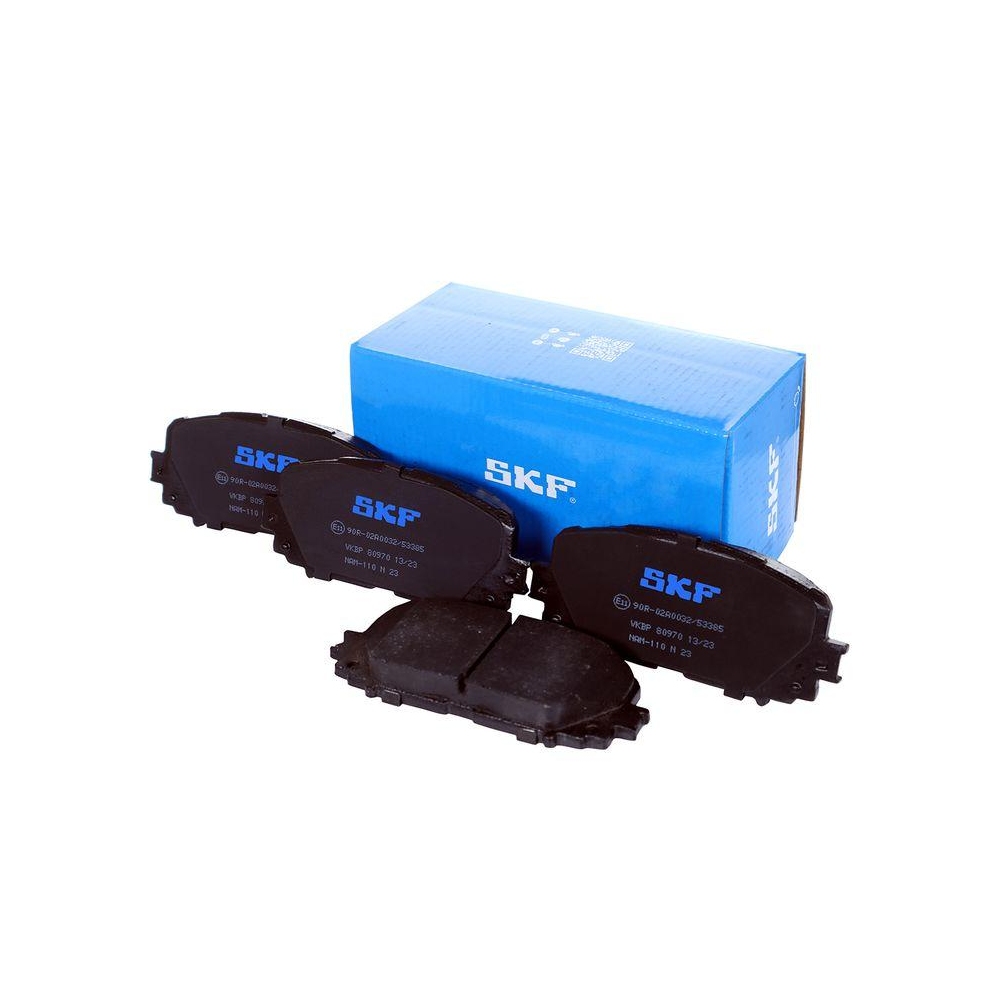 Bremsbelagsatz, Scheibenbremse SKF VKBP 80970 f&uuml;r DAIHATSU TOYOTA, Vorderachse