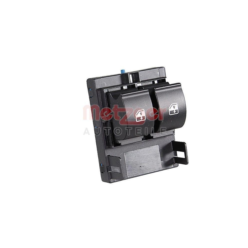 Schalter, Fensterheber METZGER 09161045 für FIAT, fahrerseitig, vorne
