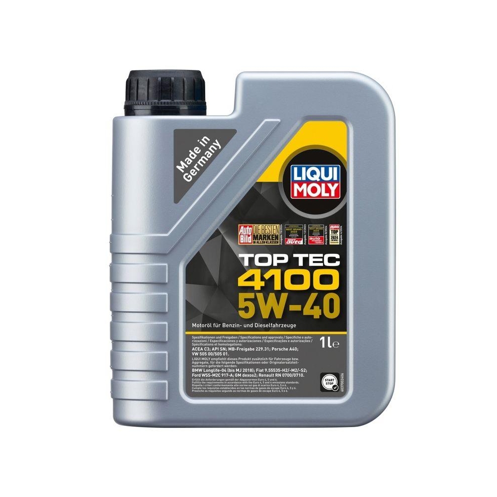 Motoröl LIQUI MOLY 3700 Top Tec 4100 5W-40 für