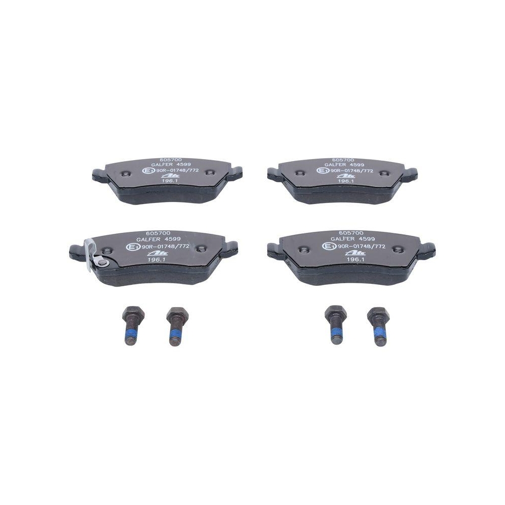 Bremsbelagsatz, Scheibenbremse ATE 13.0460-5700.2 für OPEL SUZUKI VAUXHALL