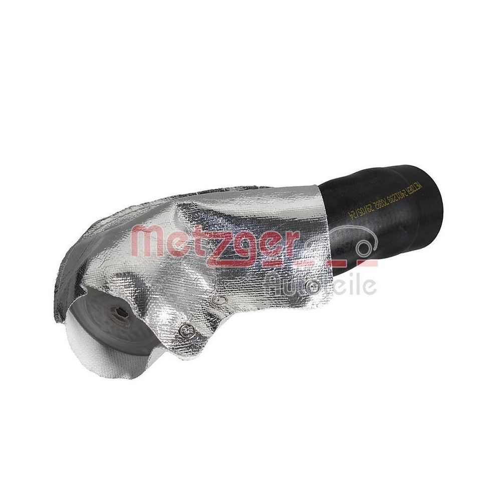 Ladeluftschlauch METZGER 2401233 f&uuml;r AUDI SEAT SKODA VW, Eingang, Ladeluftk&uuml;hler