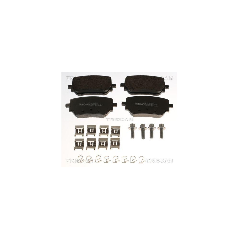 Bremsbelagsatz, Scheibenbremse TRISCAN 8110 232003 für MERCEDES-BENZ