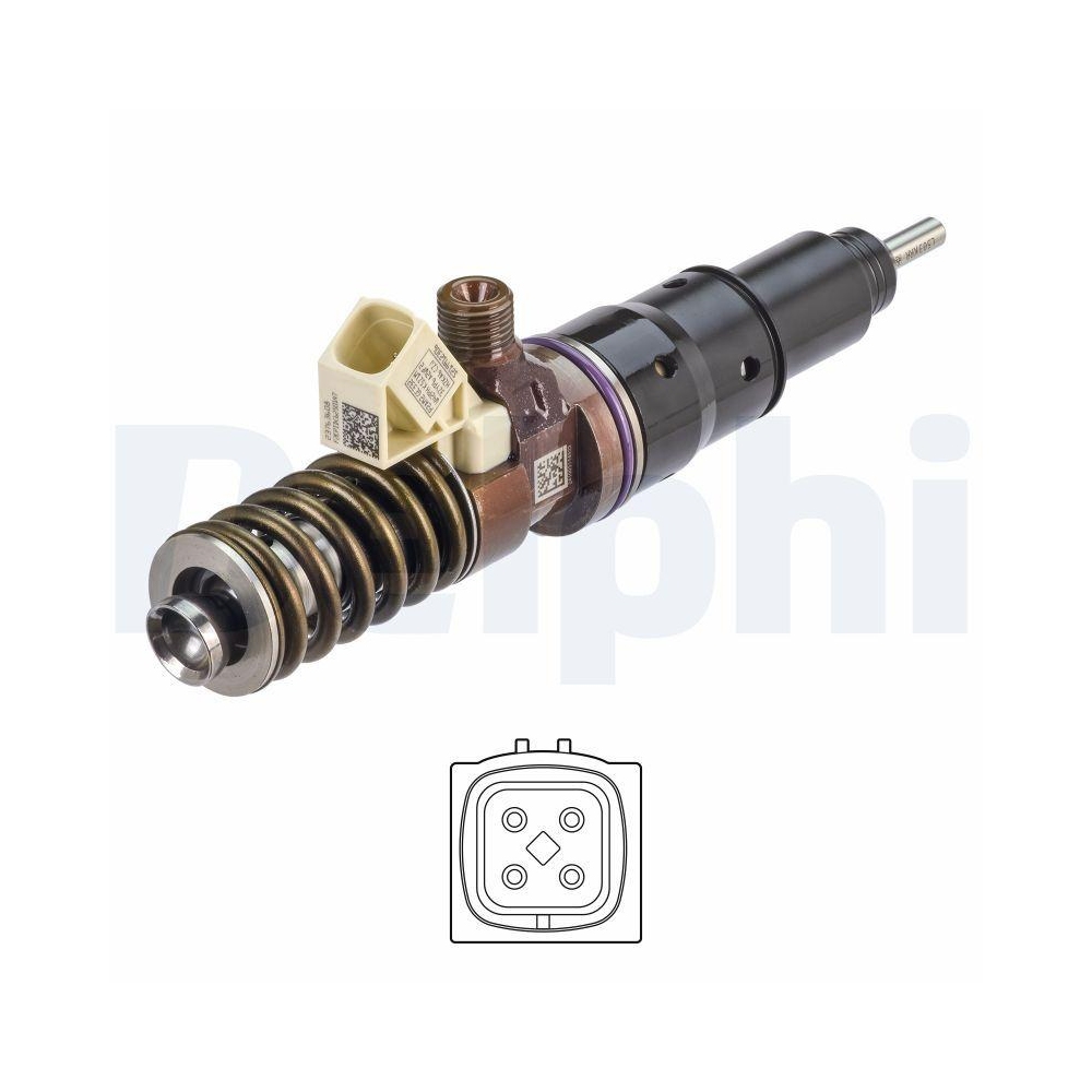 DELPHI 42015557-12B1 Einspritzventil f&uuml;r VOLVO RENAULT TRUCKS