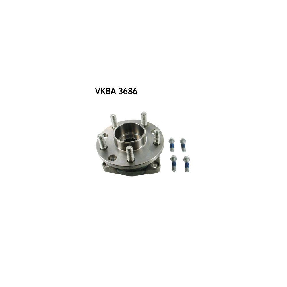 Radlagersatz SKF VKBA 3686 f&uuml;r JAGUAR, Hinterachse