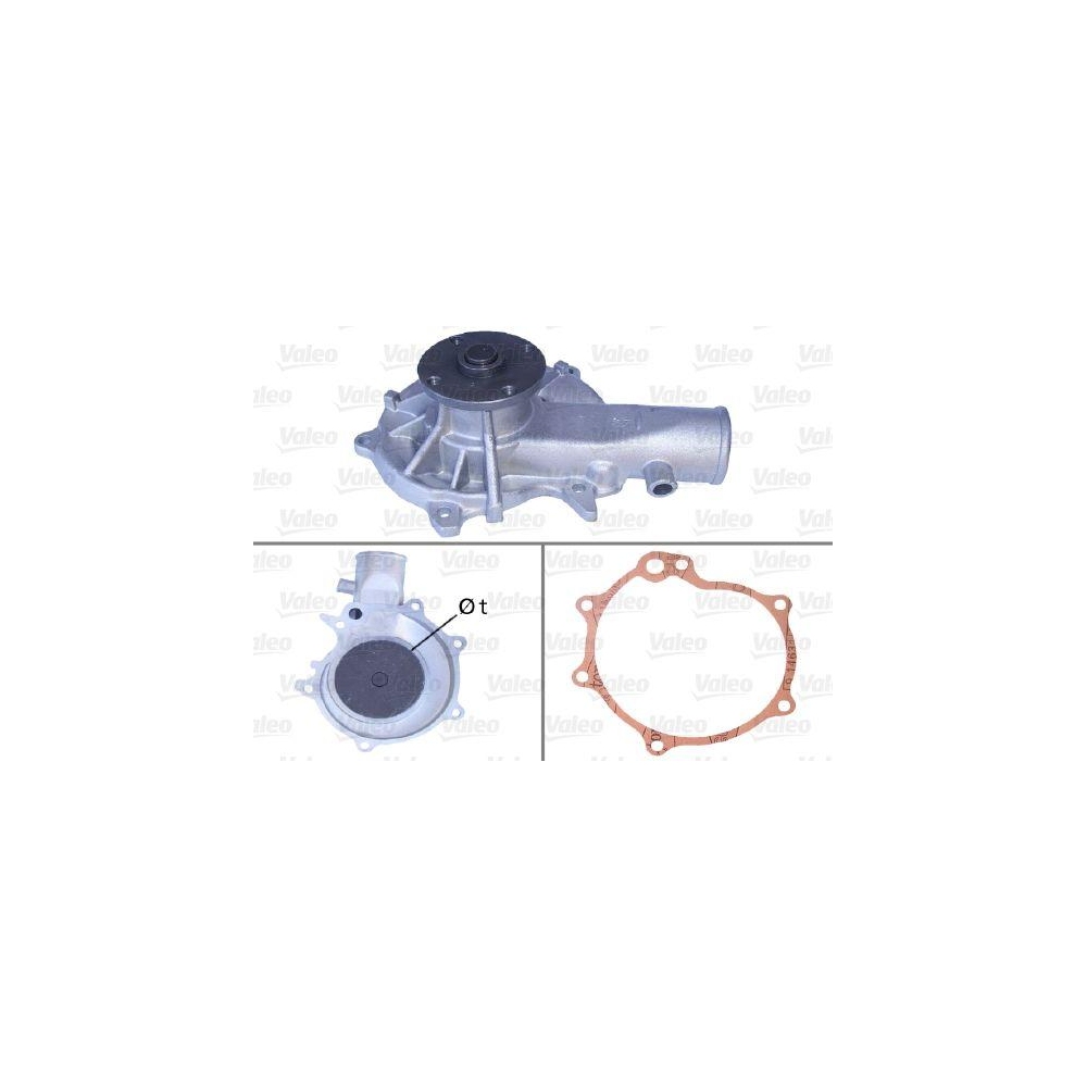 Wasserpumpe, Motorkühlung VALEO 506048 für BEDFORD OPEL