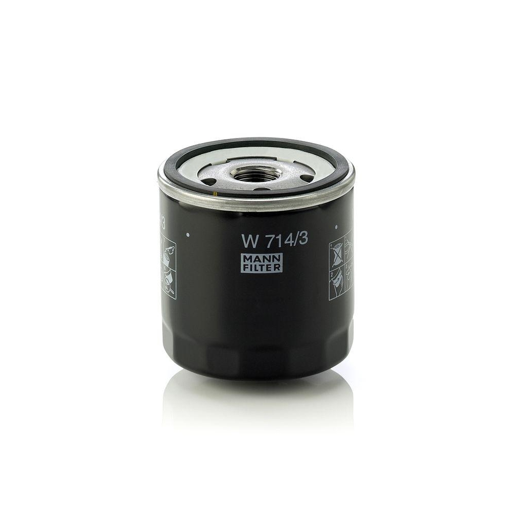 &Ouml;lfilter MANN-FILTER W 714/3 f&uuml;r FIAT FORD NISSAN RENAULT SAME LAMBORGHINI