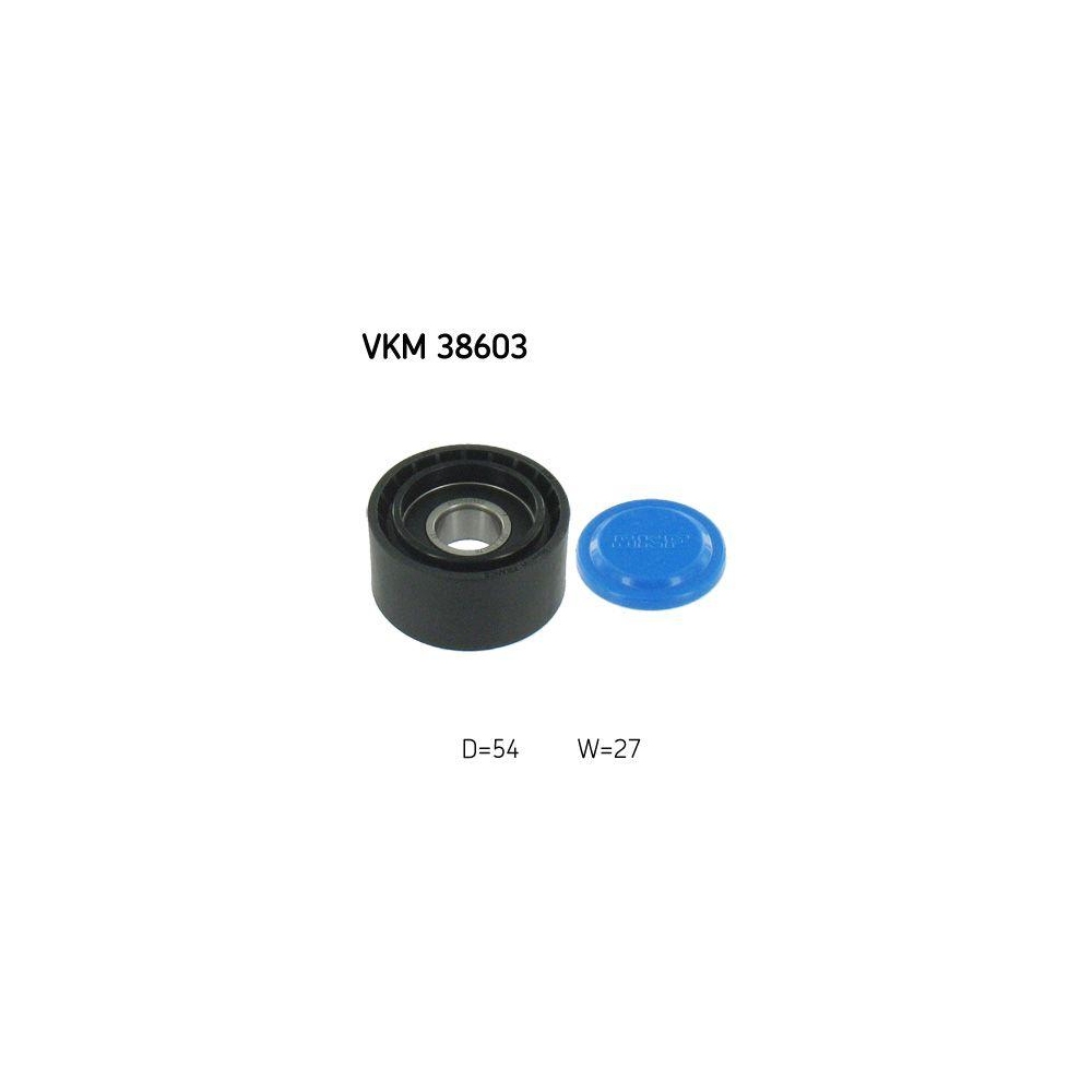 Umlenk-/Führungsrolle, Keilrippenriemen SKF VKM 38603 für CHRYSLER MERCEDES-BENZ
