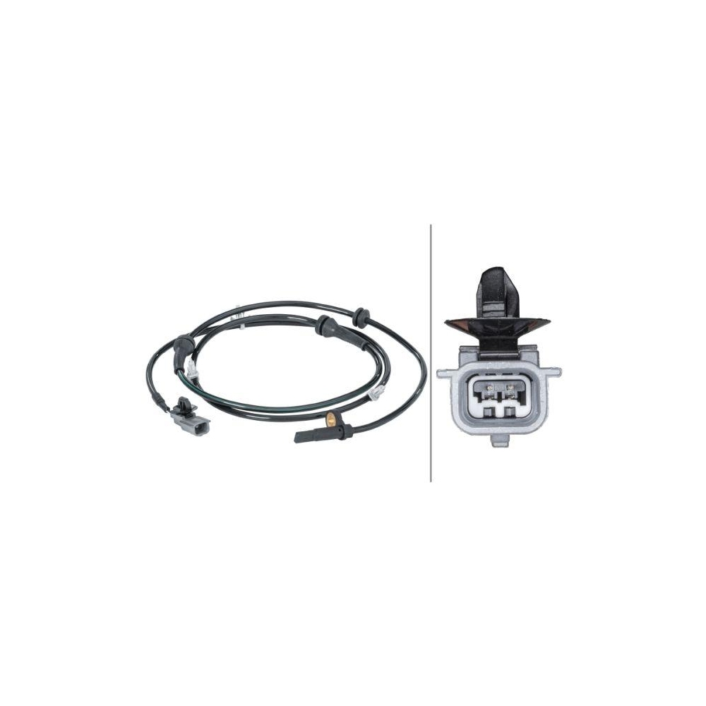 HELLA Sensor, Raddrehzahl 6PU 012 679-811 f&uuml;r NISSAN, Vorderachse