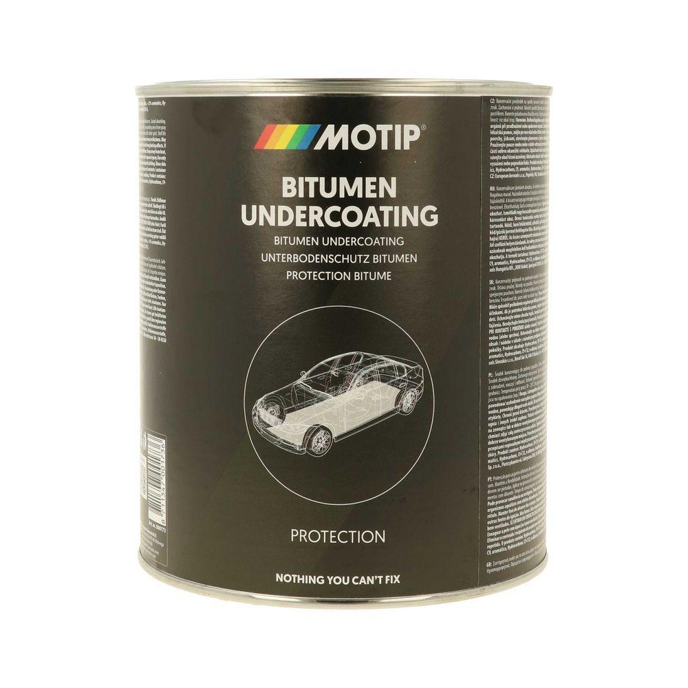 Unterbodenschutz MOTIP 000173 Unterbodenschutz Bitumen schwarz 2500 g für