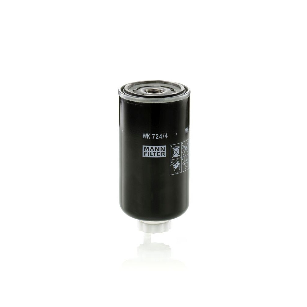 Kraftstofffilter MANN-FILTER WK 724/4 für VOLVO DYNAPAC YANMAR