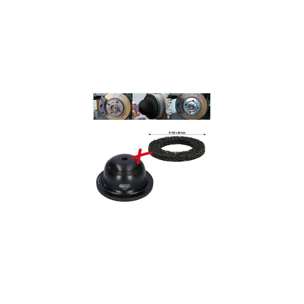 KS TOOLS 100.5080 Schleifscheibensatz, Radnabenschleifer f&uuml;r