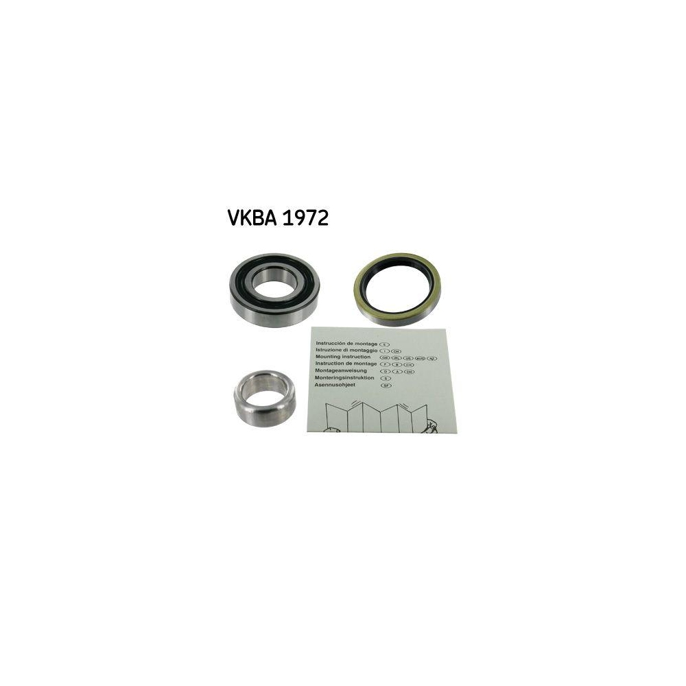 Radlagersatz SKF VKBA 1972 f&uuml;r HONDA MITSUBISHI NISSAN SUZUKI, Hinterachse