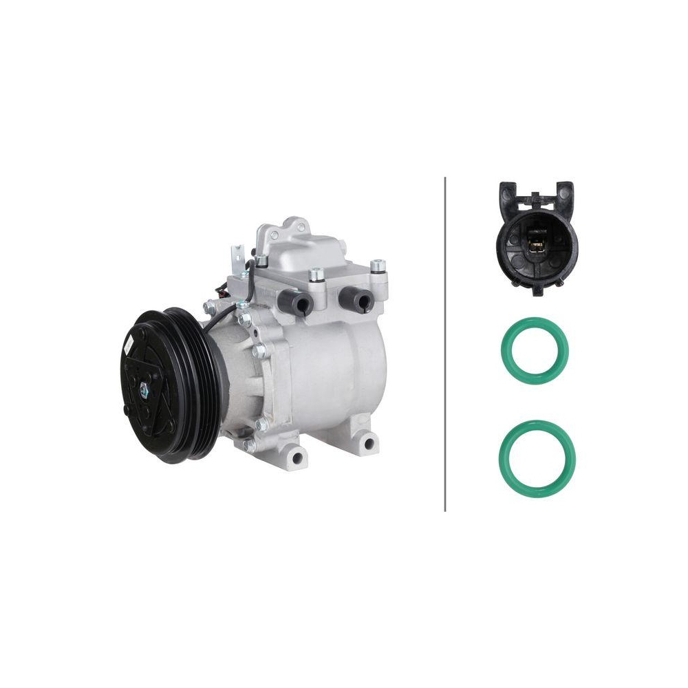 HELLA Kompressor, Klimaanlage 8FK 366 201-231 >>> Easy2Fit <<< f&uuml;r HYUNDAI KIA
