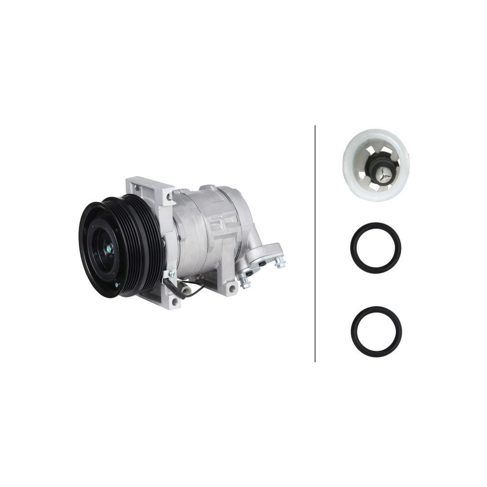 HELLA Kompressor, Klimaanlage 8FK 366 201-241 >>> Easy2Fit <<< f&uuml;r FORD VOLVO
